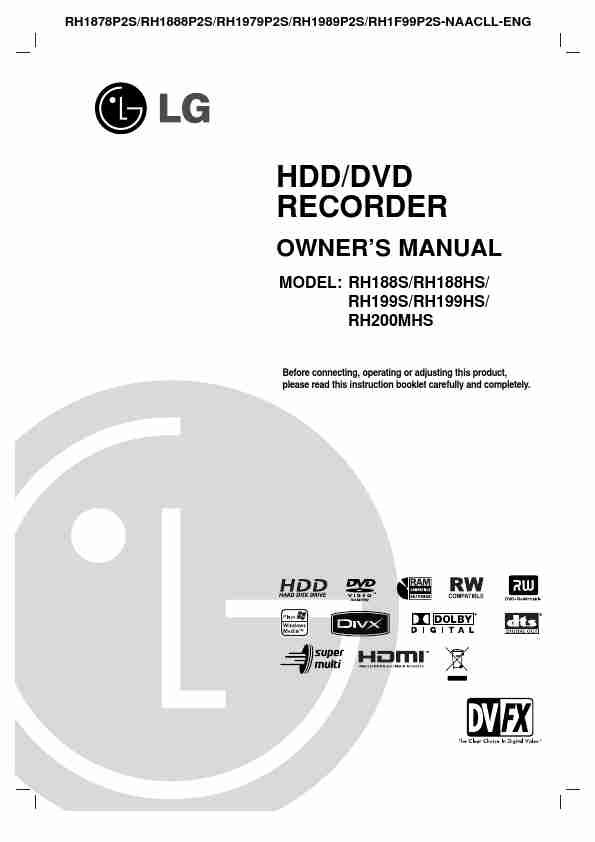 LG Electronics DVD Recorder RH188S-page_pdf